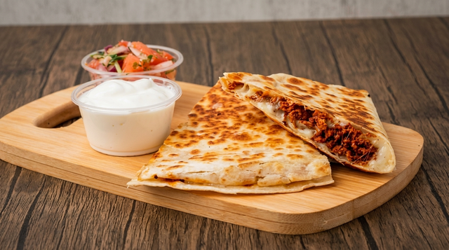 Chorizo & Potato Quesadilla.