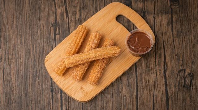 Churros with Dulce de Leche.