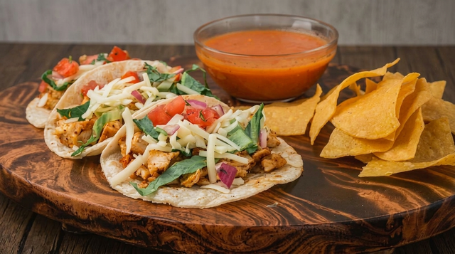 Chicken Tacos.