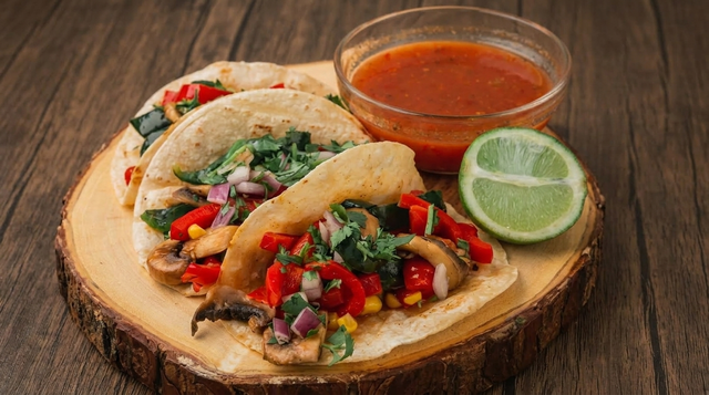 Veggie Tacos.