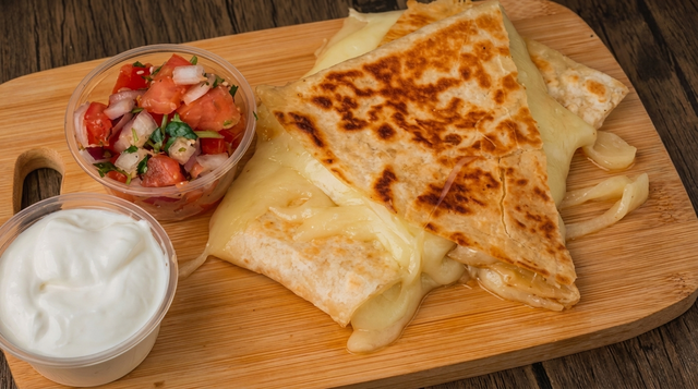 Cheese Quesadilla.